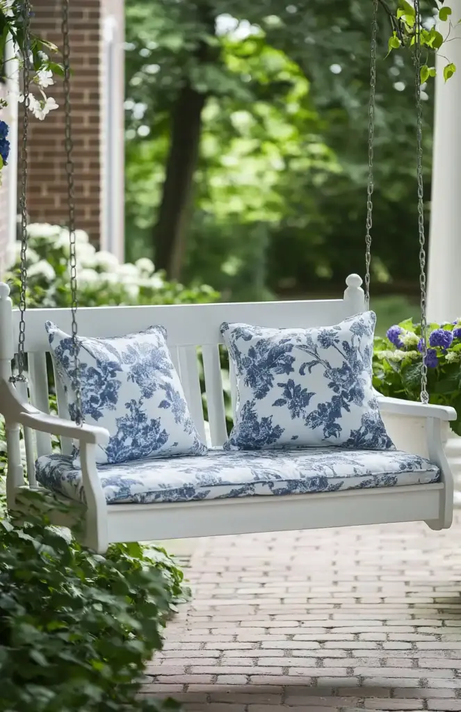 🪝 9. Incorporate Vintage Porch Swings