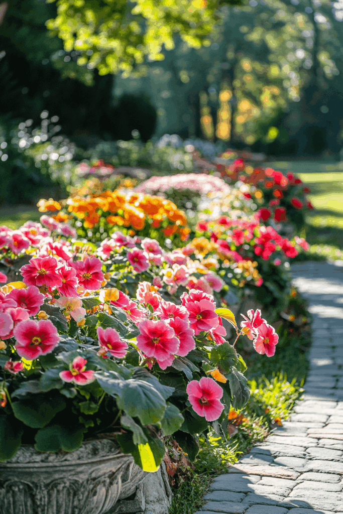 9. Seasonal Begonia Displays: Year-Round Interest, Minimal Effort