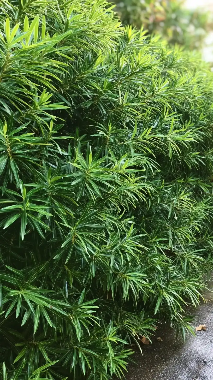 9. Weeping Podocarpus