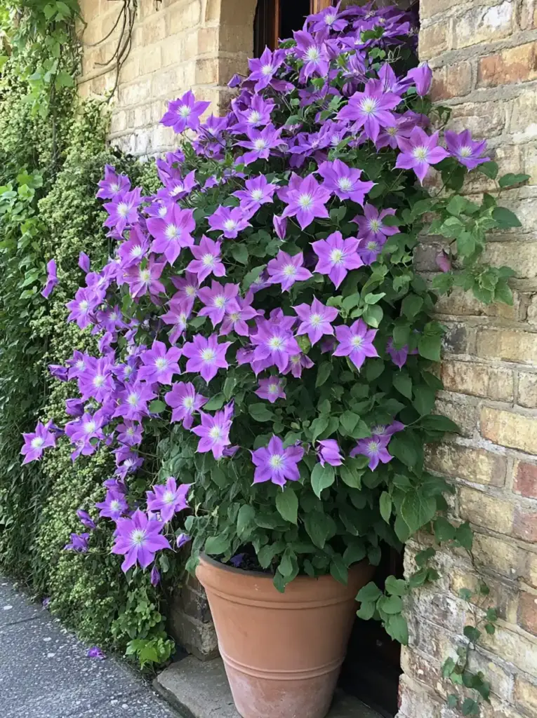Supporting Clematis Growth