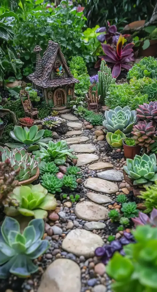 Construct a Whimsical Fairy Garden Space