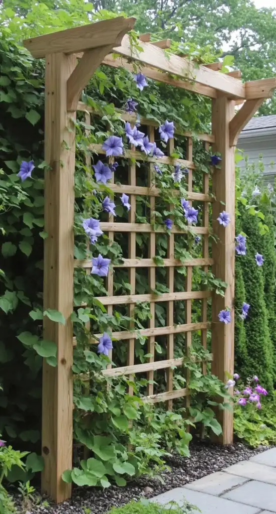 Craft a Charming DIY Trellis for Climbing Plants