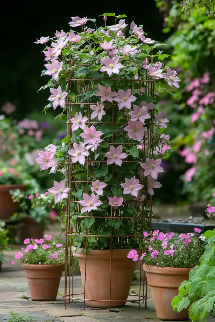 Growing Clematis in Containers