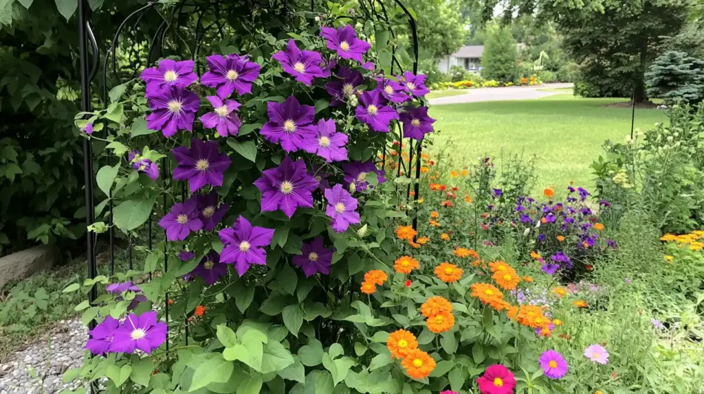 growing clematis 