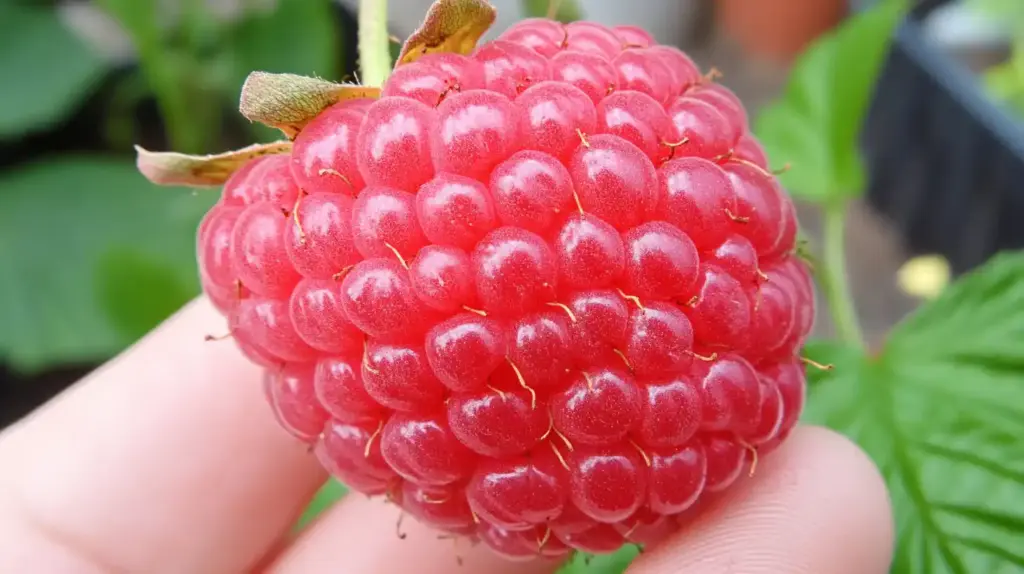 Raspberry plants