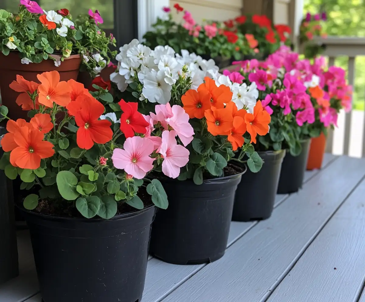 Growing begonias in pots