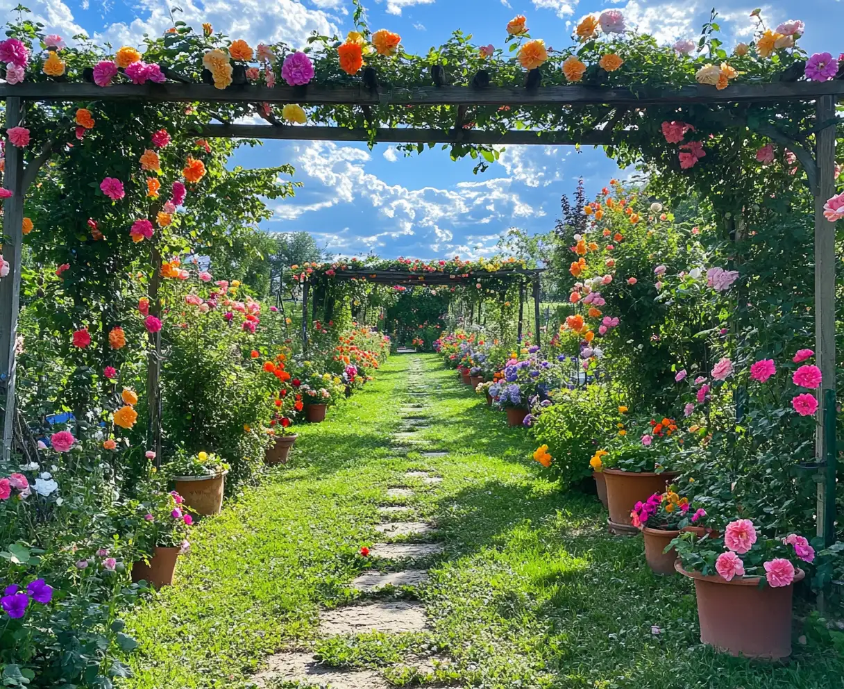 Easy DIY Trellis for Climbing Roses in Under 5 Minutes