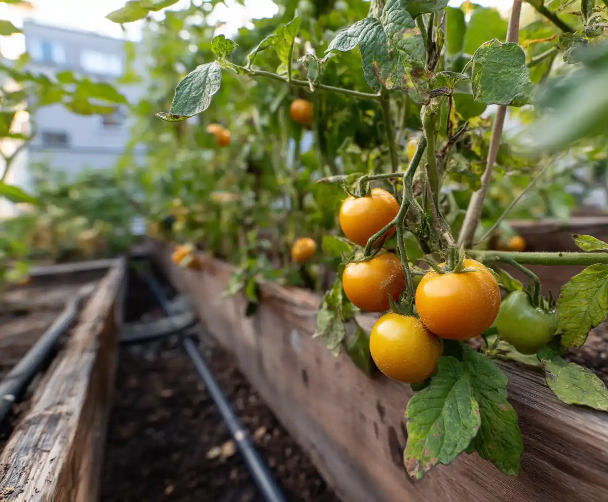 wooden tomato trellis