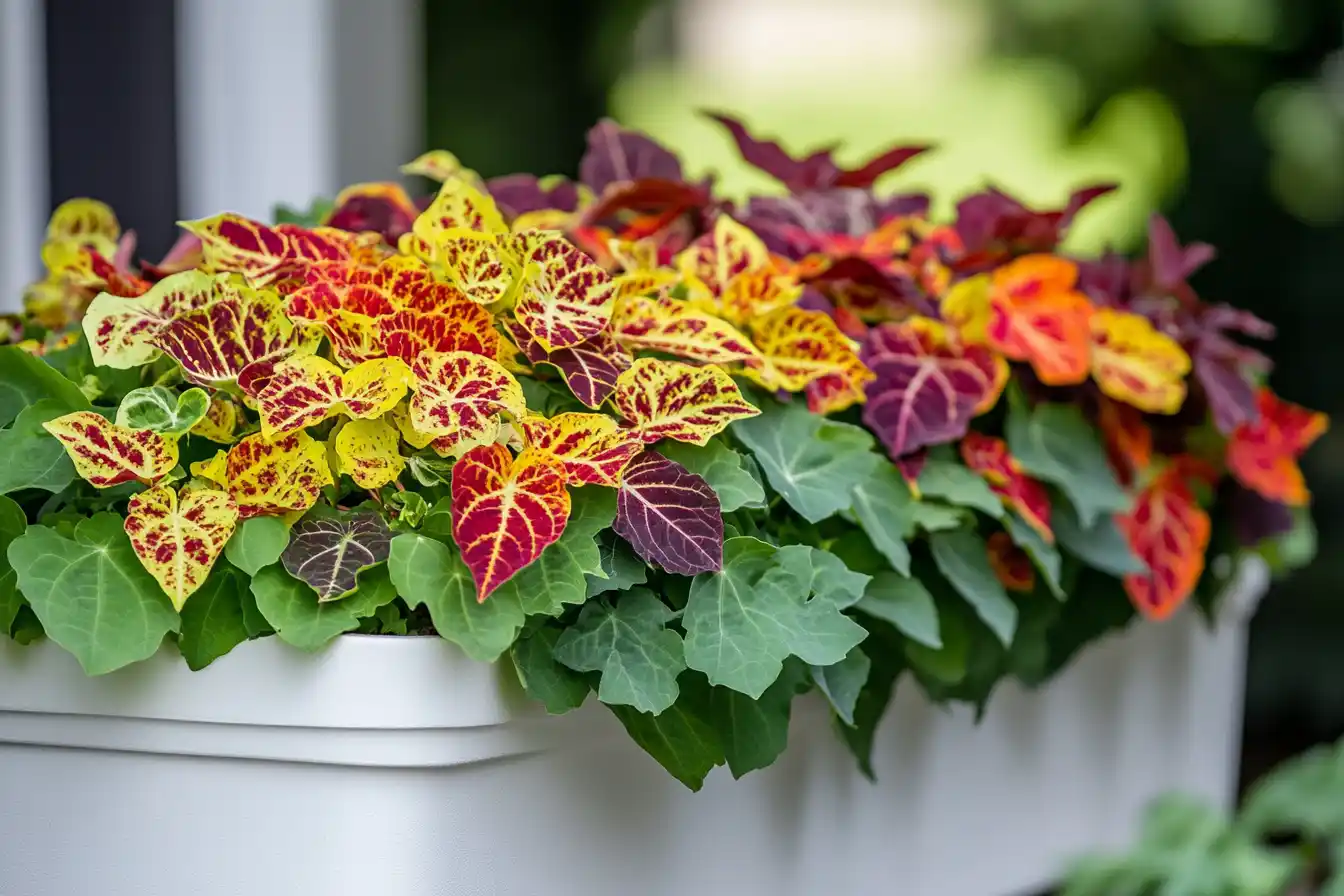 Grow coleus in containers