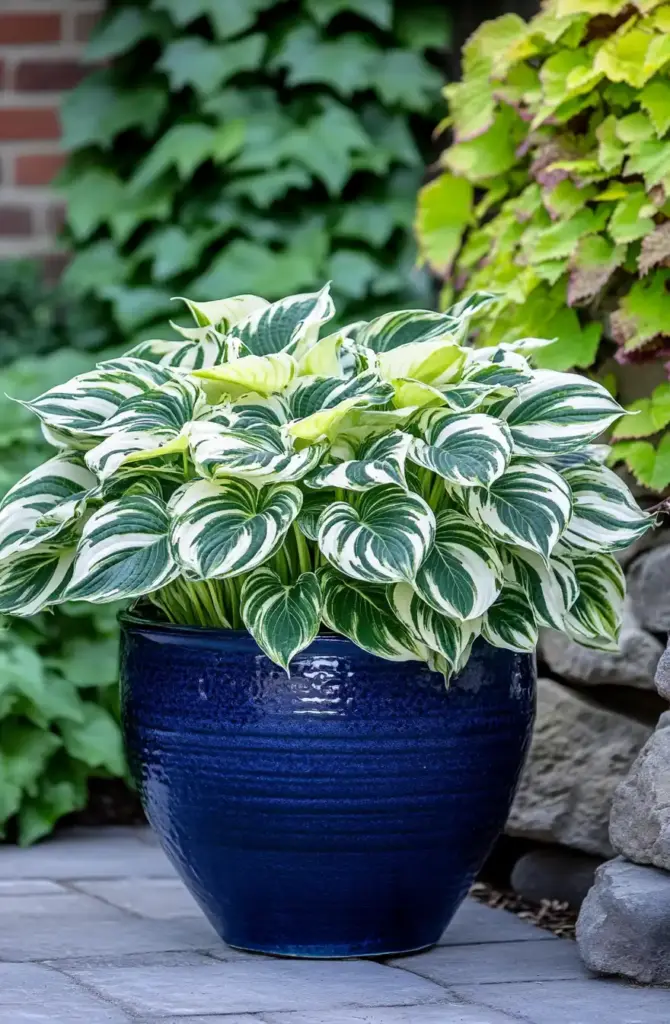Hostas in Containers