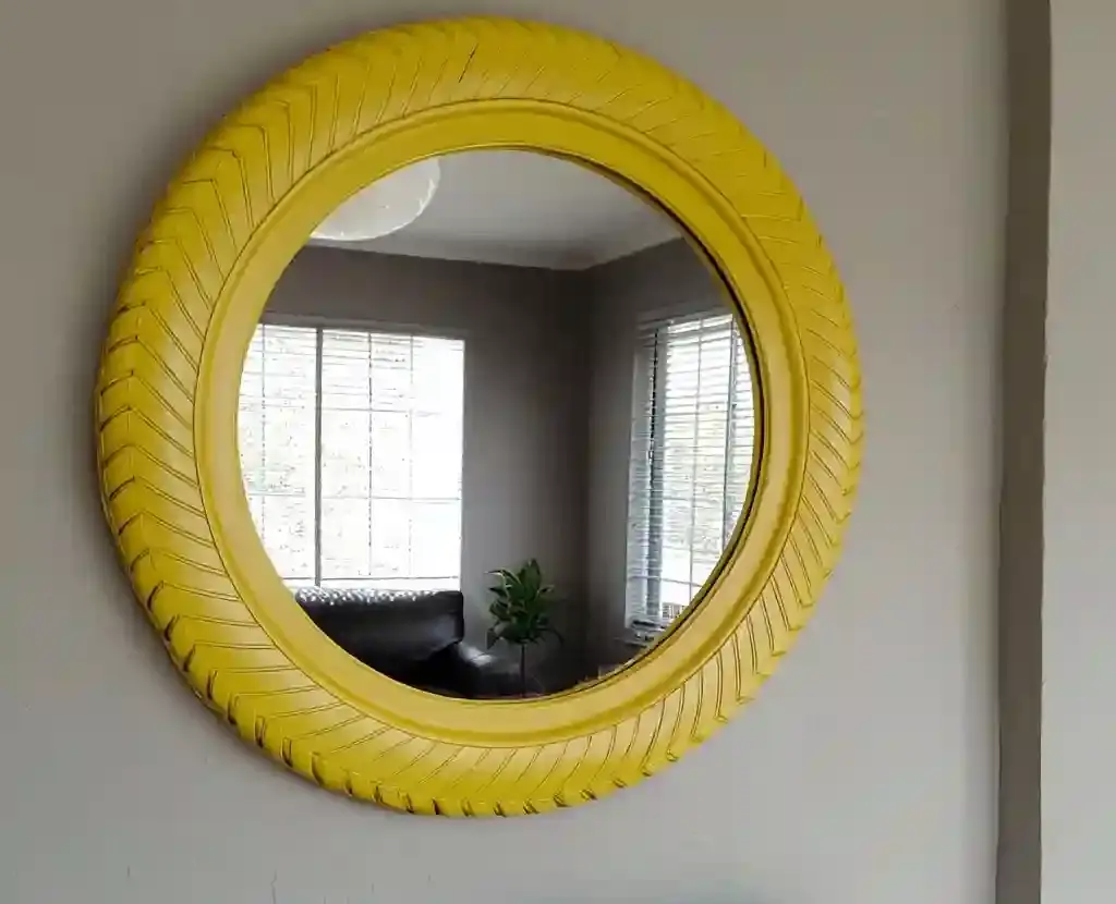 indoor Tire Mirror Frame