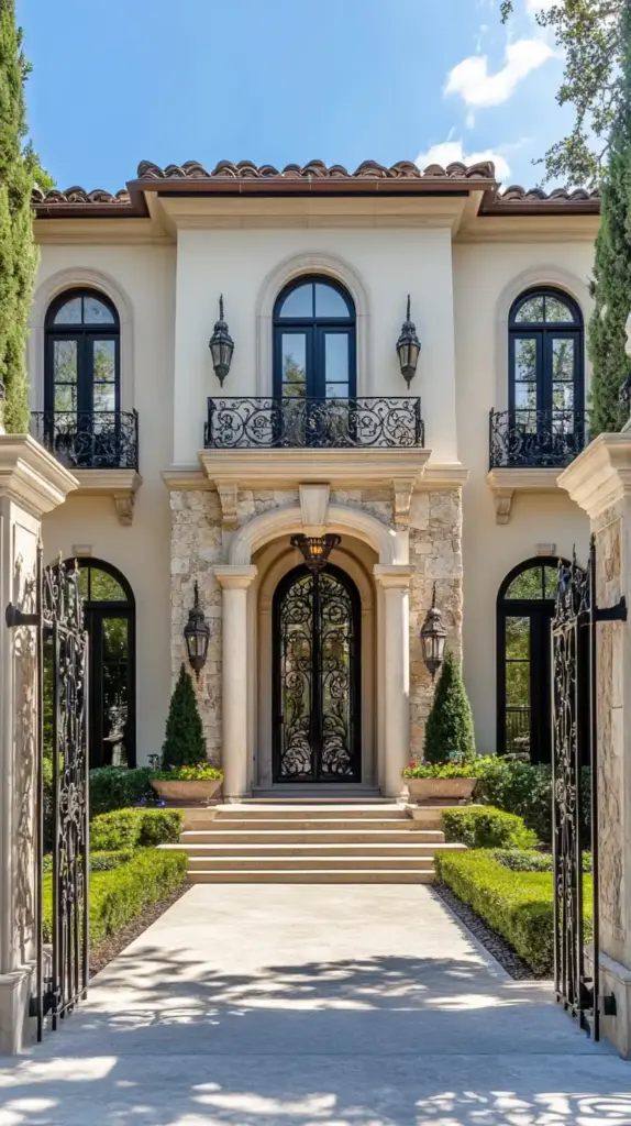 Creative Driveway Entry Landscaping