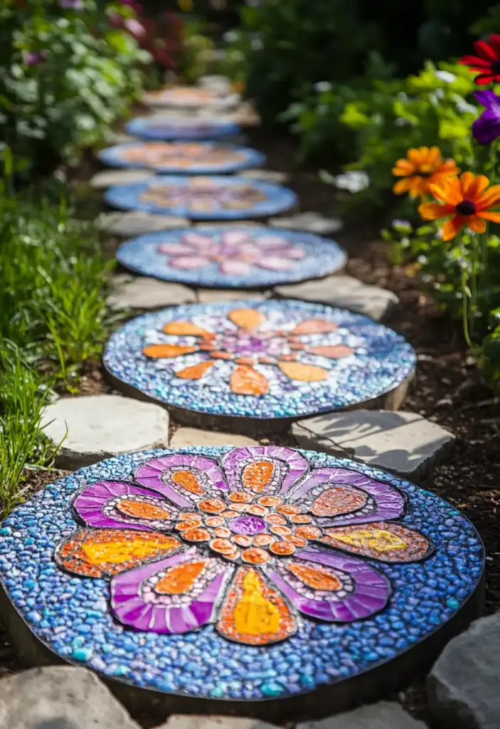 Mosaic Stepping Stones
