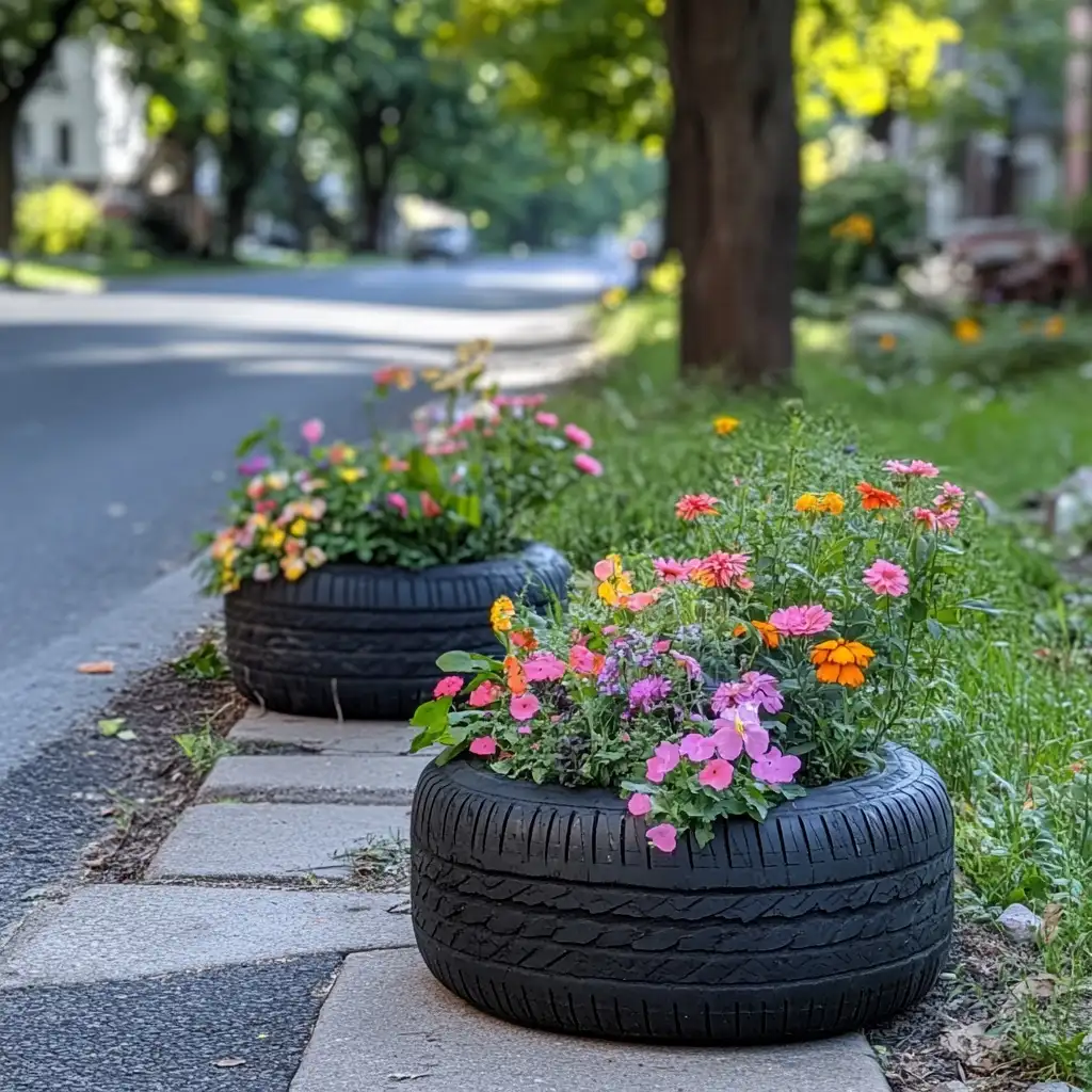 Tire Planters