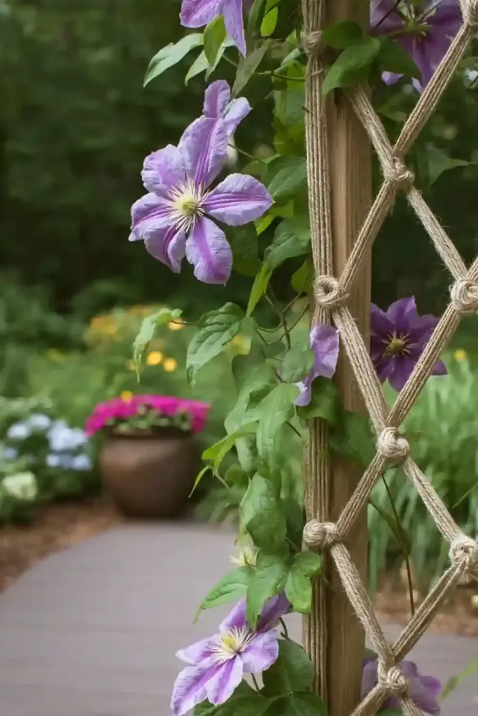 DIY String Trellis