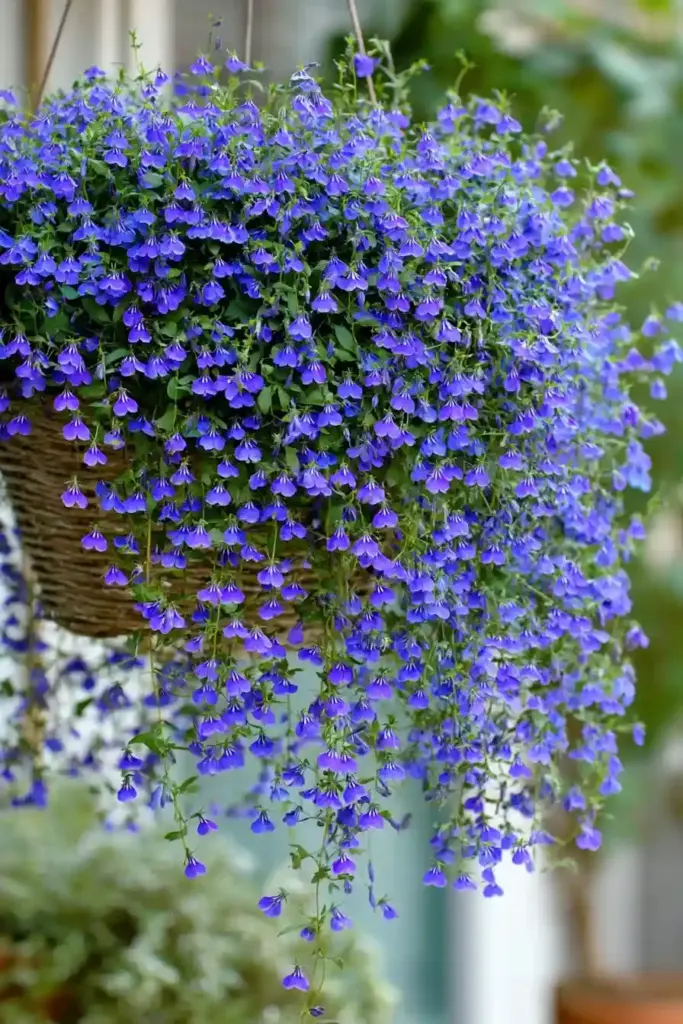 Lobelia Hanging Baskets