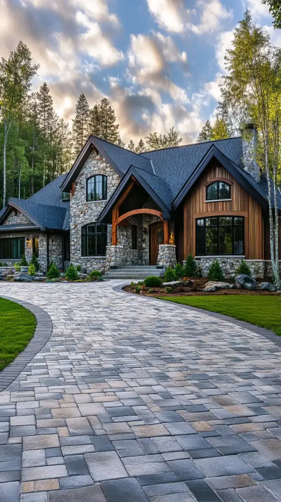 Eye-catching Circular Driveway Landscaping Ideas