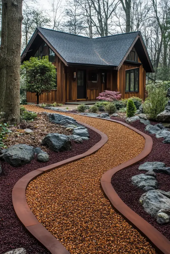 Gravel and Mulch Combinations