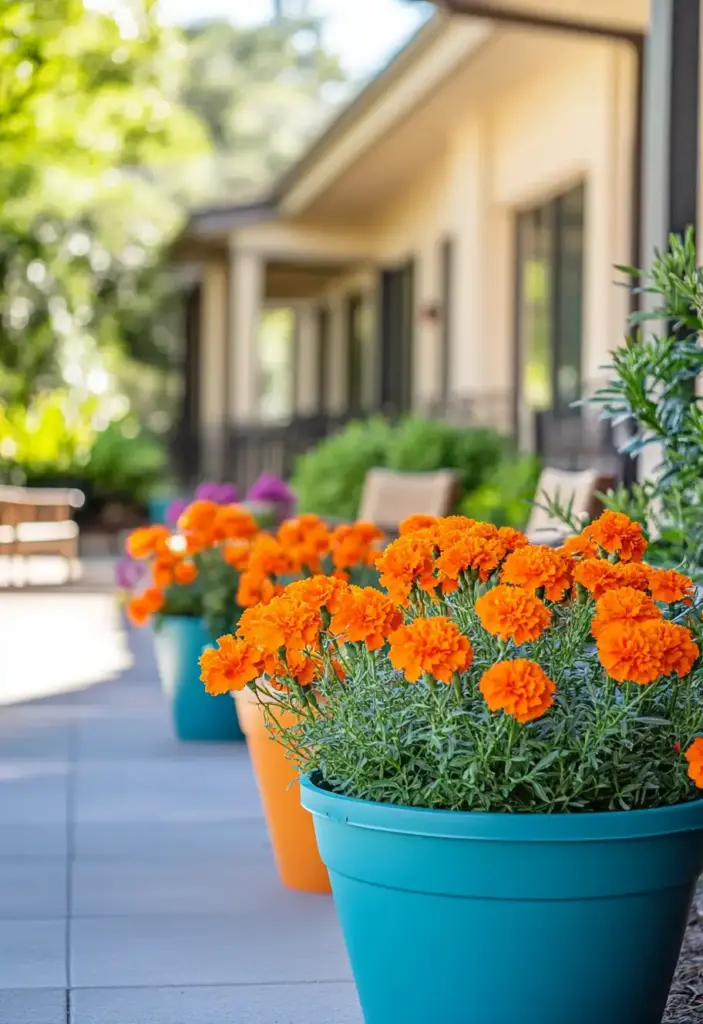 Bright Marigolds for a Pop of Sunshine