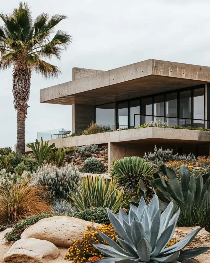 Desert-Inspired Hillside Landscape