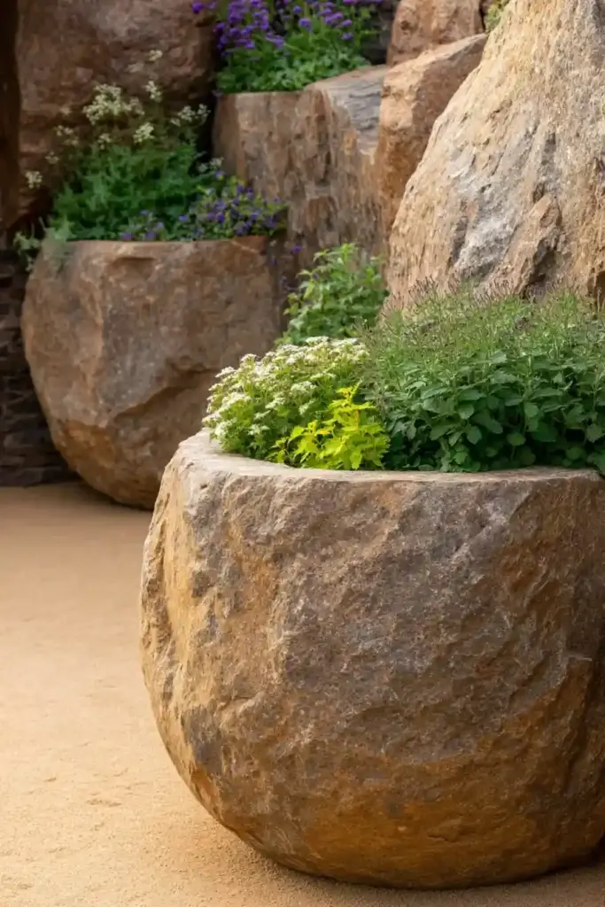 Boulder Planters