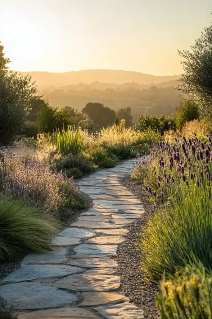 Layer with Lush Greenery