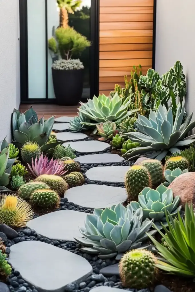 Using Succulents and Cacti for a Low-Maintenance and Modern Look