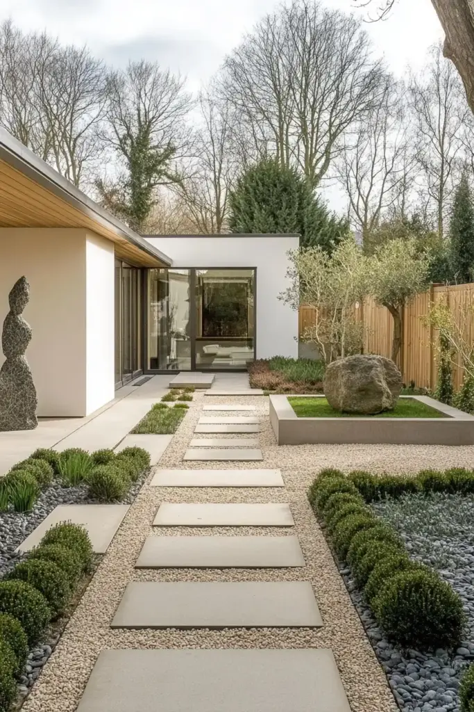 Flagstone Meets Gravel