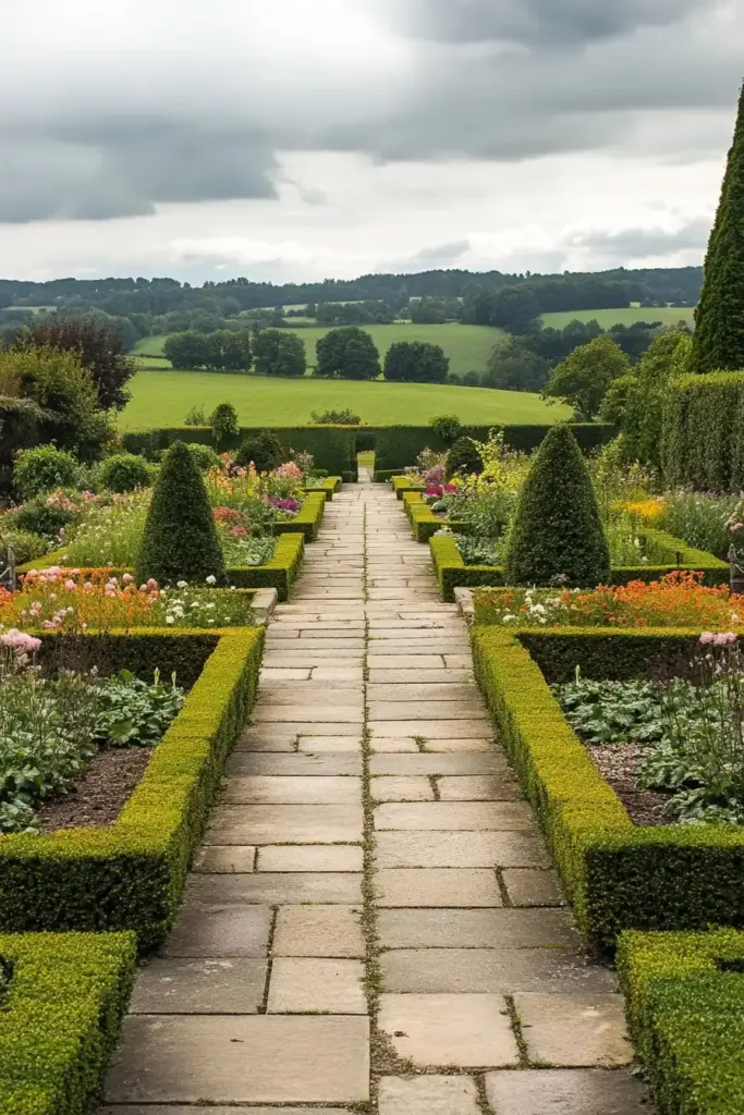 Formal Gardens with Flagstone