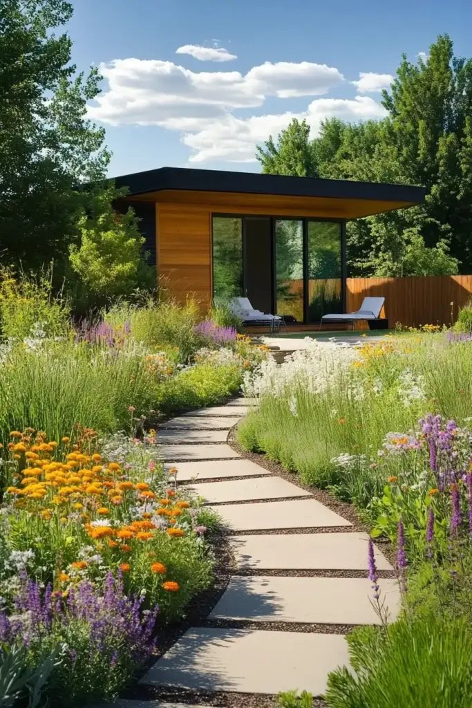 Incorporating a Small Meadow or Wildflower Garden
