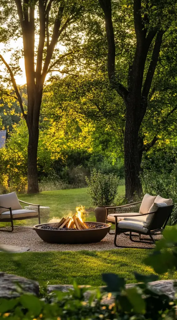 Farmhouse Firepit Oasis