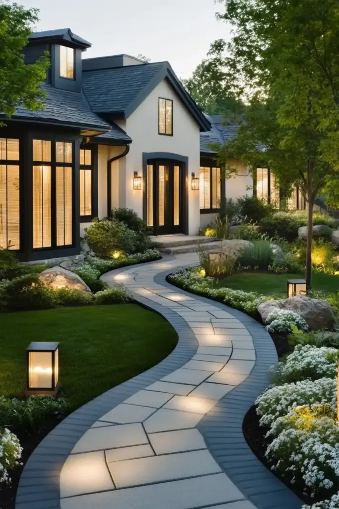 Creating a Dramatic Entrance with a Statement Pathway