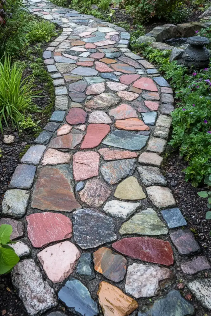 Irregular Flagstone Path