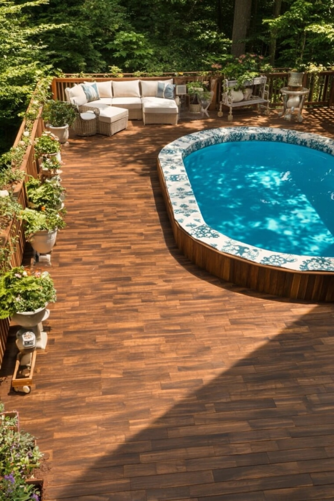 Wooden Deck Oasis