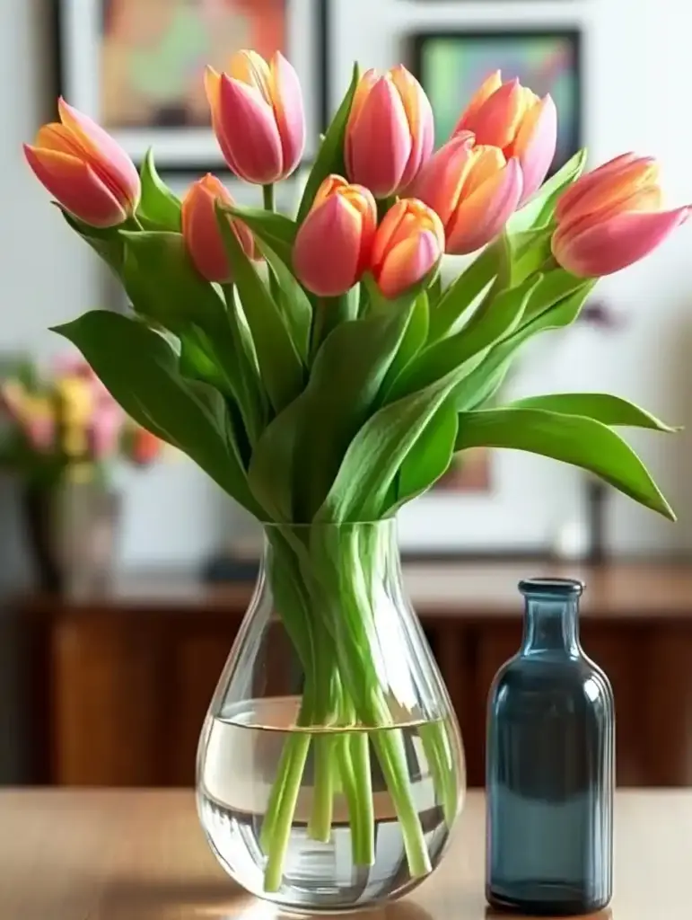 Inverted Tulip Arrangement