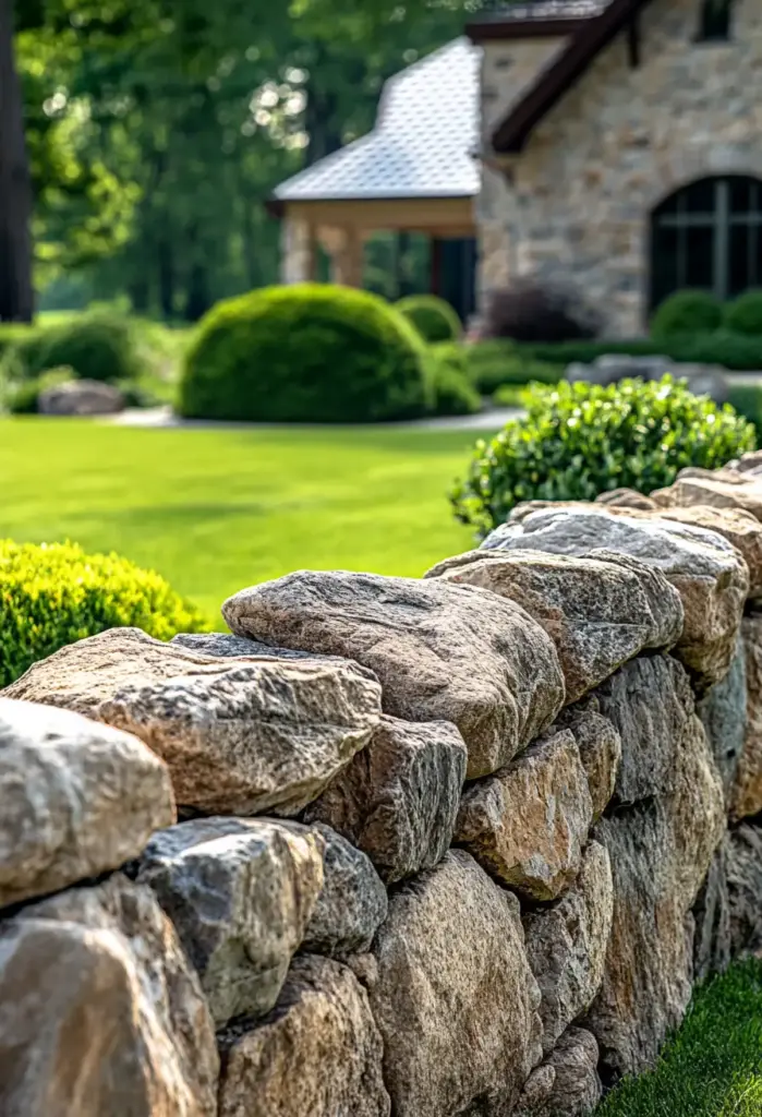 Boulder Retaining Wall