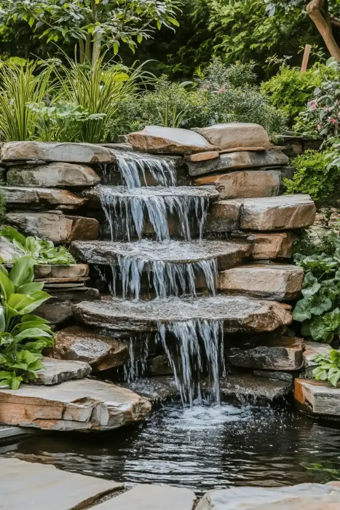 Cascading Waterfall Oasis