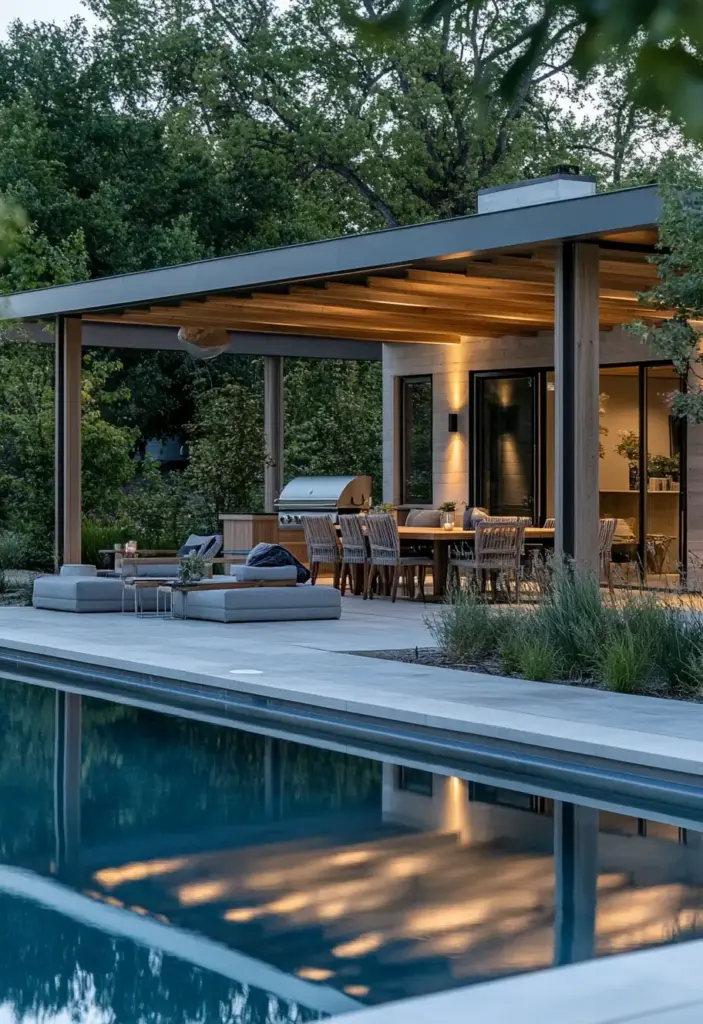 Elegant Poolside Lounge