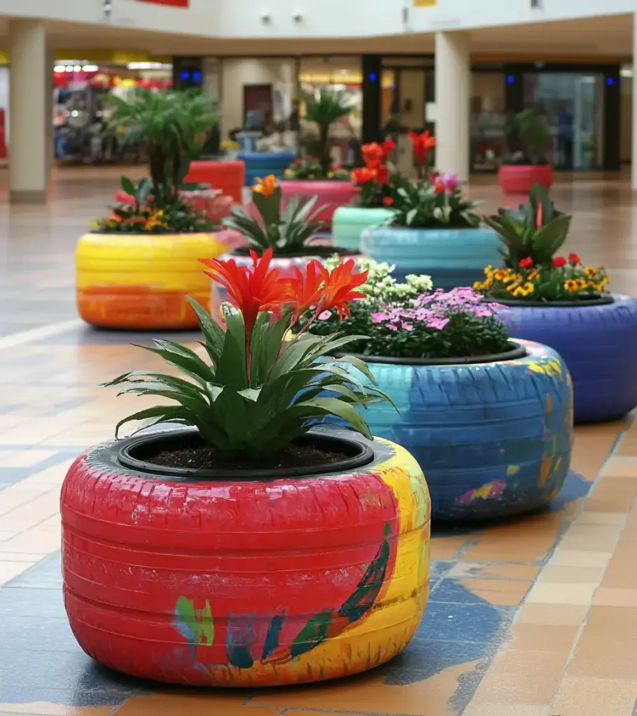 Tire Planters