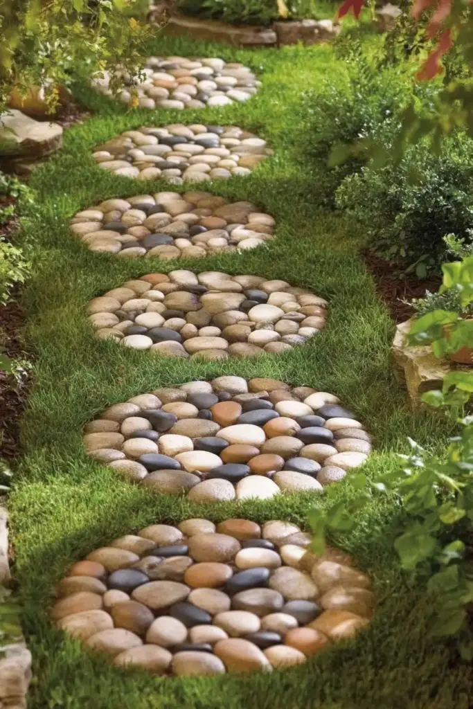 Curved Stone Layout