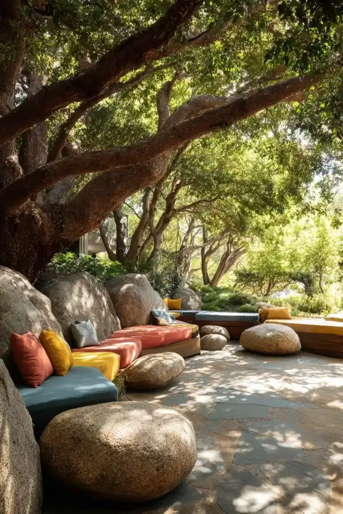 Boulder Seating Area
