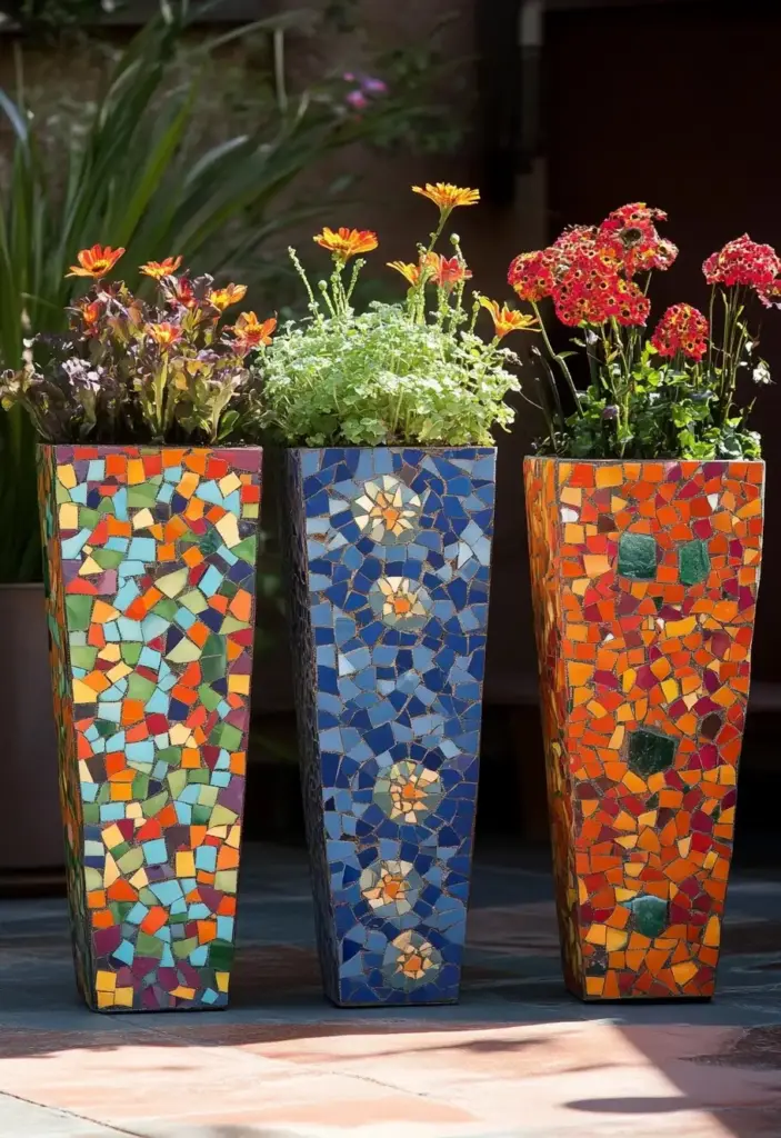Mosaic Planters