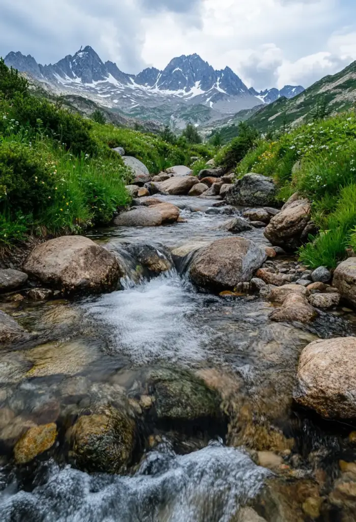 Mountain Stream Simulation