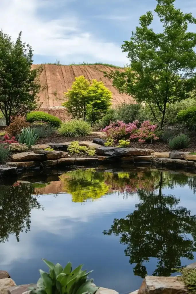 Reflective Pond Paradise