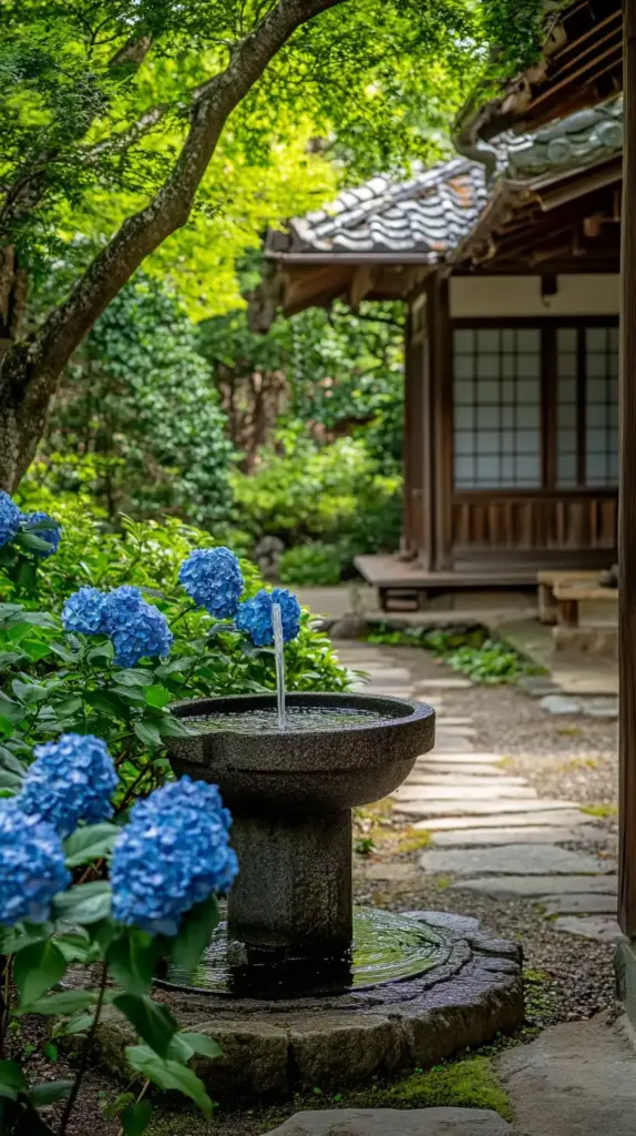 Zen-Inspired Hydrangea Retreat