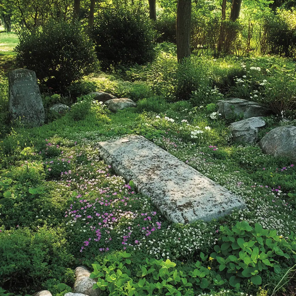 Living Memorial with Ground Cover Plants