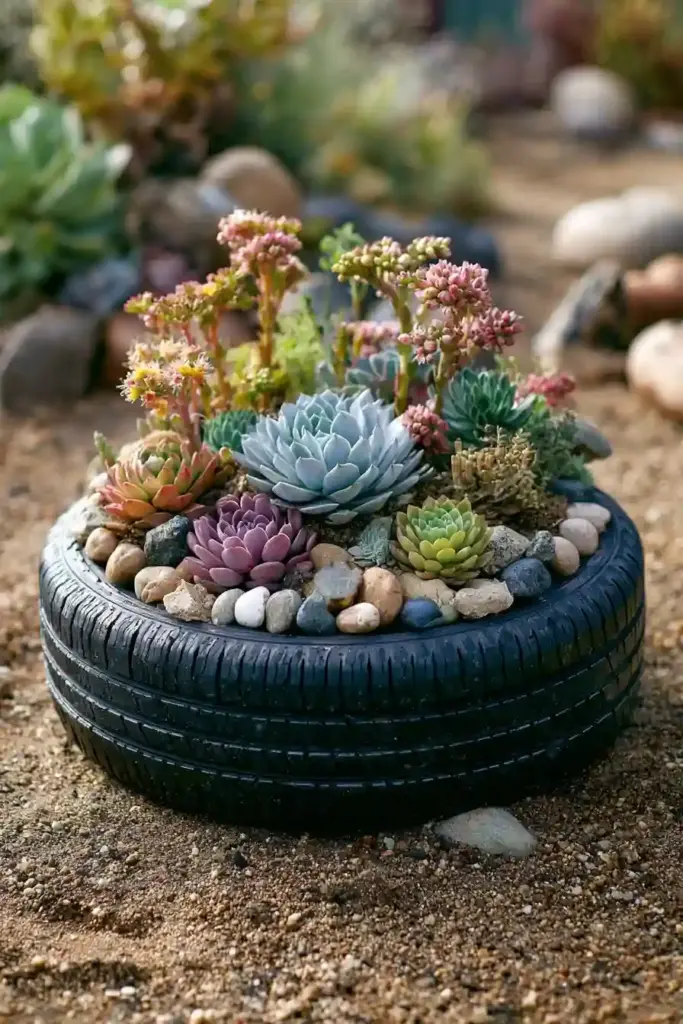 Lovely Succulent Container Garden