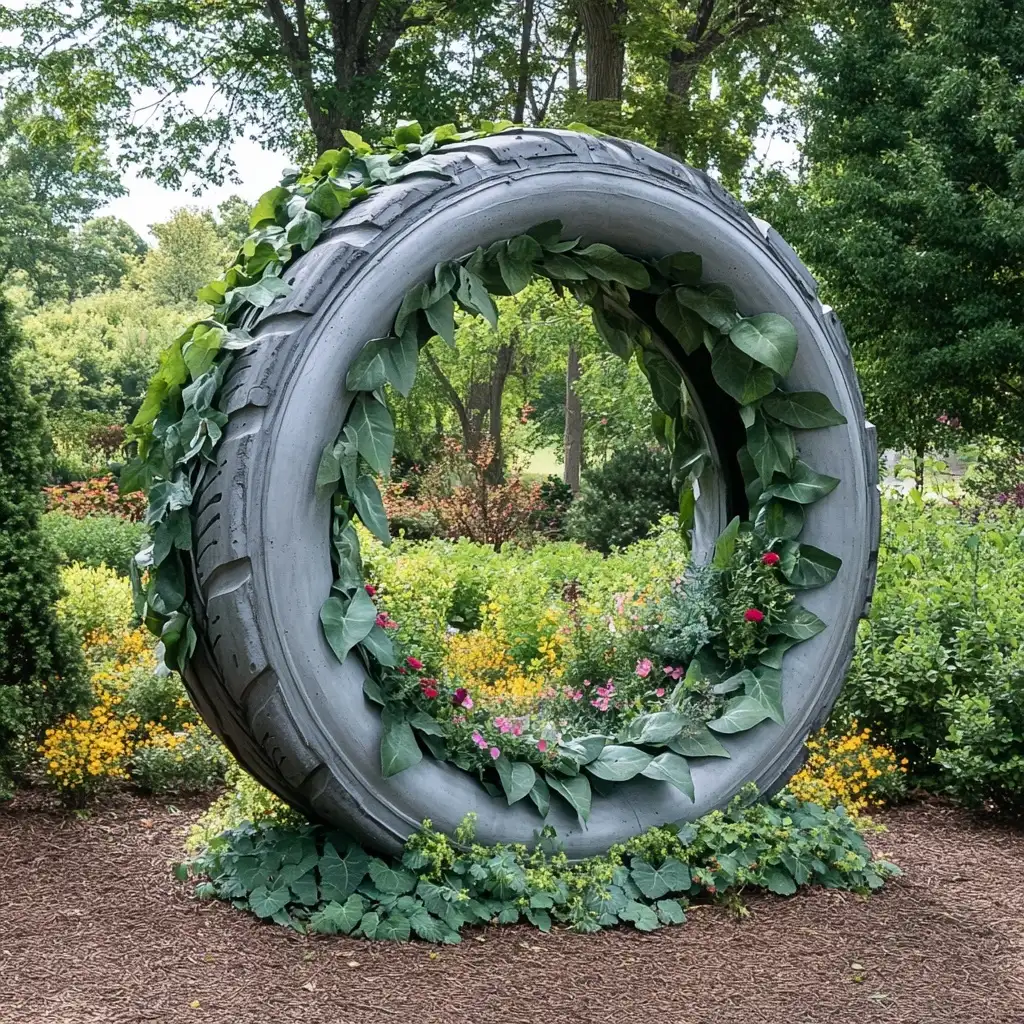 Tire Herb Spiral