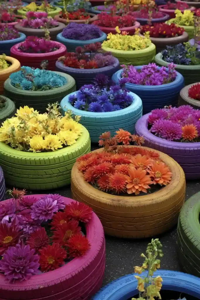Tire Ponds or Mini Water Features