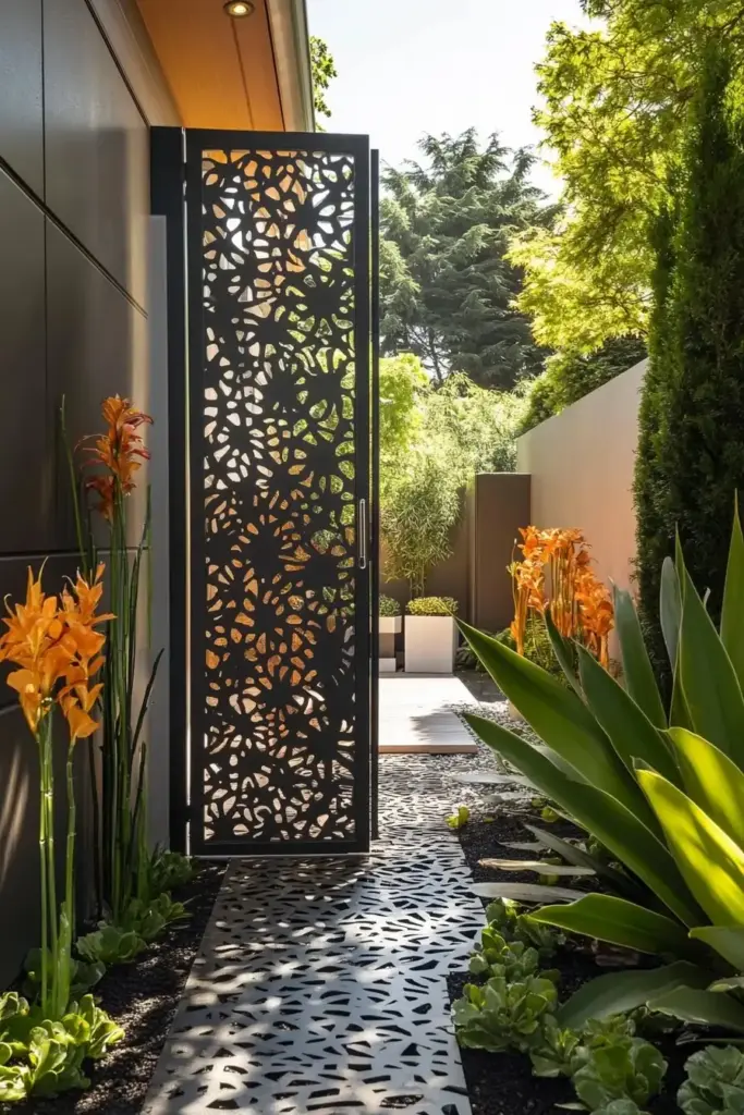 Using Decorative Screens and Panels for Added Privacy